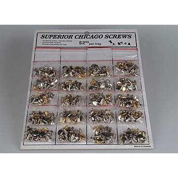 Chicago Schrauben / Chicago Screws 10x gemischt