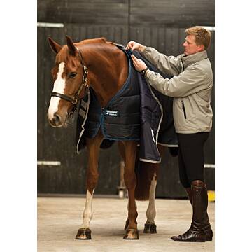 HORSEWARE Liner 100g Navy/Navy