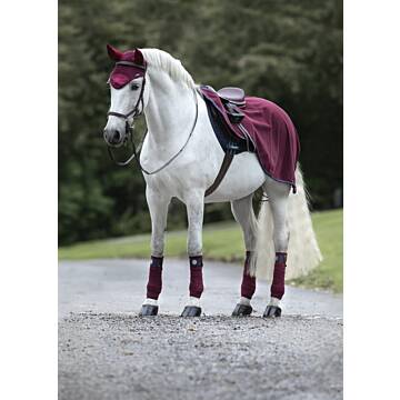 HORSEWARE Rambo Waterproof Fleece Competition Sheet Burgundy