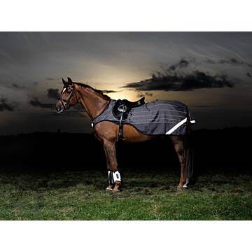 HORSEWARE Amigo Reflectech Competition Sheet 50g Grey/Black 