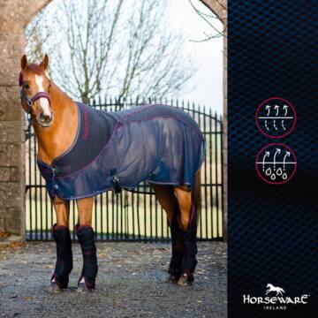 HORSEWARE Rambo Sport Cooler Navy/Burgundy