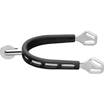 Sprenger ULTRA fit EXTRA GRIP Sporen - Edelstahl rostfrei, 30 mm abgerundet mit großem Ballrad