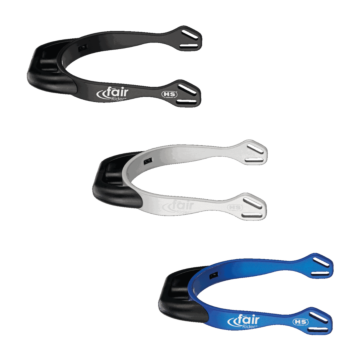 Sprenger fairRider Sporen - Aluminium, Hals 20mm schwarz rund abgeflacht