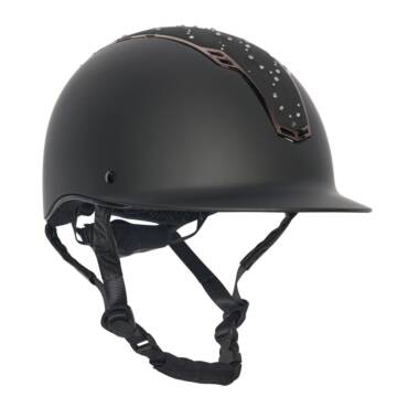 Imperial Riding Reithelm IRHOlania Crystal Black-Black