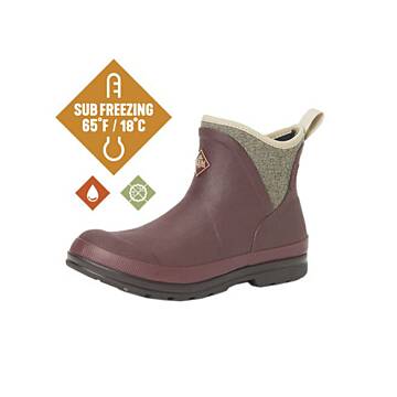 Muck Boots Originals Ankle Wine/Tweed
