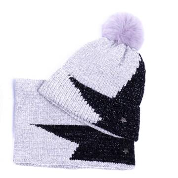 Imperial Riding Schlauchschal IRHBig Star Pearl Grey