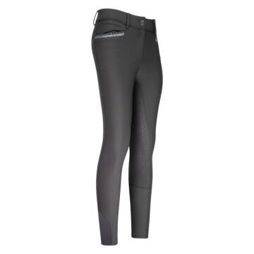 Imperial Riding Reithose IRHEl Capone winterwarm FullGrip Damen Charcoal