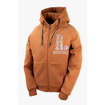OSWSA RANCHGIRLS HOODED JKT "SHINY" sierra