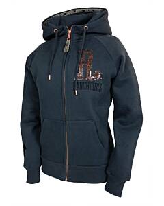 OSWSA RANCHGIRLS HOODED JKT "SHINY" carbon | copper soft touch