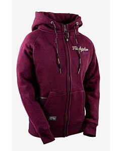 OSWSA RANCHGIRLS HOODED JACKET "SHILOH" dark mullberry