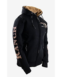 OSWSA Damen Ranchgirls Teddy Sweatjacket "SCARLETT" Black