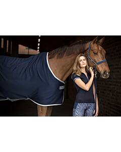 HORSEWARE Amigo Jersey Cooler Abschwitzdecke Navy/Silver