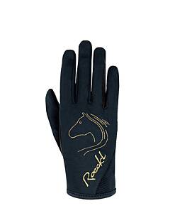 Roeckl TRYON Black/Gold Kinder Sommer