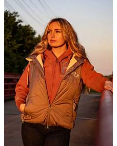 OSWSA Ranch Girls Hooded Vest `PAM` soft mud