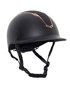 Imperial Riding Reithelm IRHOlania Black Matt-Rose