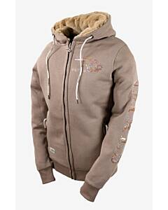 OSWSA Damen Ranchgirls Teddy Sweatjacket "SCARLETT" Softsand
