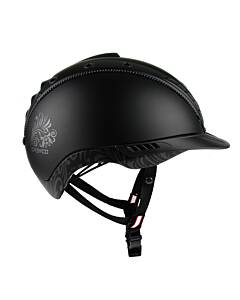Casco Reithelm Mistrall-2 Schwarz Floral